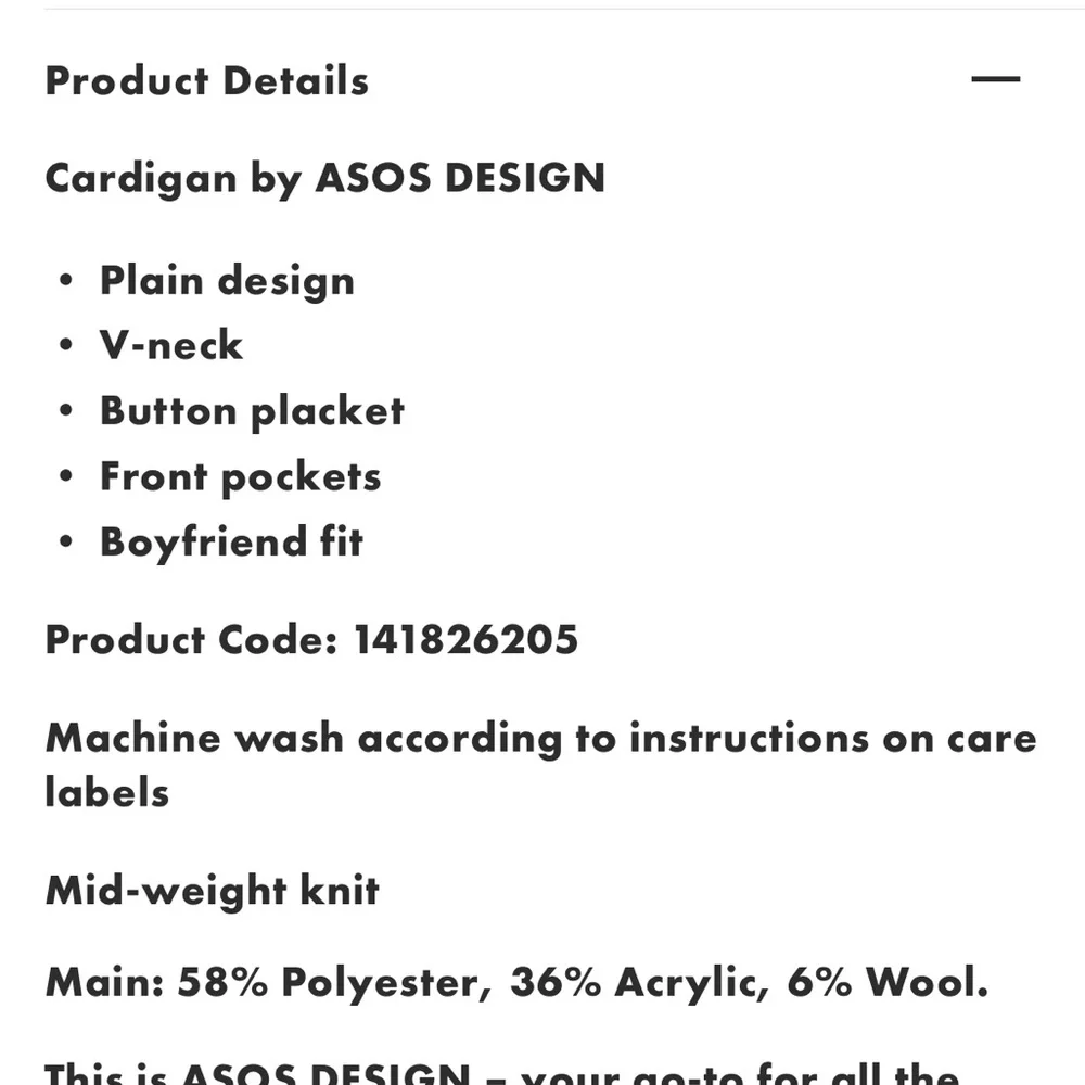 ASOS - burgundy v neck button front knit cardigan sweater with side pockets - Picture 6 of 6